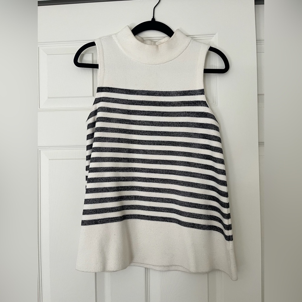 Moth Cream Textured Knit Top